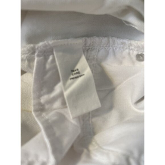 NWT Avec Les Filles High Rise Straight Leg Cropped Jeans in Ecru White Size 30 - Picture 8 of 11